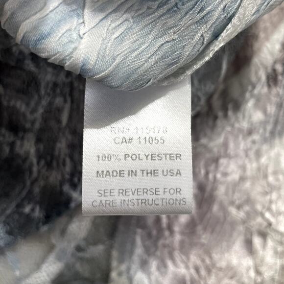 Komarov Satin Crinkle Stretch Floral Lace Maxi Dress Sz MP Whimsy Fairy Coquette - Picture 13 of 13